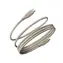 Energea Helix 60 Natural Titanium / Magnetyczny kabel do szybkiego ładowania / USB-C do USB-C / 60 W / 1,5 m
