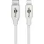 Goobay 39448 biały / Kabel do ładowania i synchronizacji / Lightning - USB-C / 2 m