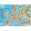 Popular Mapa Europy w układance / 160 elementów / 67,5 × 47,5 cm
