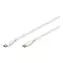 Kabel połączeniowy silikonowy Digitus USB-C biały / Kabel danych / USB-C / 1 m