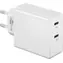 Goobay 61758 biały / Ładowarka / 2x USB-C / PD / 36 W