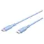Goobay niebieski / kabel USB-C / silikonowy / 1,5 m