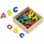 VIGA Drewniane magnesy Litery / 52 szt.