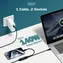Digitus USB-C 2w1 / Kabel ładujący / 140 W / 1,8 m