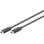 Goobay 66509 USB-C czarny / Kabel / USB-C - USB-C / 3 m / Gen 1