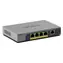 Przełącznik Netgear 5-portowy Gigabit PoE+ PLUS / Przełącznik / 5x GbE / PoE+ / szary