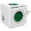 Cubenest PowerCube Original PD 20W A+C biały/zielony / Hub / 4X gniazdo / USB-A + USB-C / Blokada dziecięca