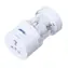 Akyga biały / Adapter podróżny / uniwersalny / 110-250 V