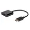 Akyga czarny / DisplayPort - adapter HDMI