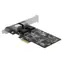 DeLock / Karta sieciowa / PCI Express x2 / 2x RJ45 2.5 Gigabit LAN / RTL8125