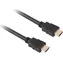 Sharkoon czarny / kabel HDMI / 7,5 m / 4K / High Speed z Ethernetem / pozłacane złącza