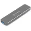 Silverstone SST-MS09C ciemnoszary / Obudowa zewnętrzna na dysk SSD M.2 SATA / USB 3.2 Gen 2 10 Gb/s / 2260 i 2280