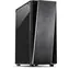 Inter-tech T-11 TELEVEN czarny / Obudowa komputerowa / Midi-Tower / ATX / okno akrylowe / 3× 120mm wentylatory przednie
