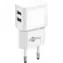 Goobay biały / Ładowarka / 2x USB-A / 2,4 A