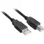 Sharkoon czarny / Kabel / USB 2.0 AB / 5 m