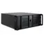 Inter-tech 4U-4098-S czarny / Szafa rack / 19" / ATX / 2x USB 3.2 Gen1 / drzwi zamykane na klucz