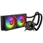 KRUX HydroGlance 240 LCD czarny / Zestaw chłodzenia wodnego / 2x 120mm / ARGB / wyświetlacz LCD