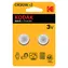 Kodak MAX CR2016 / Bateria guzikowa / 3V / 90mAh / 2 szt. / blister