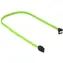 Sharkoon SATA III zielony / Kabel / Kątowy 90° / 30 cm