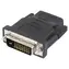 Logo czarne / Adapter / DVI (24+1) męski - HDMI żeński / Full HD 1080p