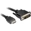 Sharkoon HDMI - DVI-D czarny / Adapter / 24+1 / 3M / 3840x2400