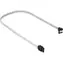 Sharkoon SATA III biały / kabel SATA / kąt prosty 90° / 45 cm