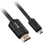 Sharkoon czarny / kabel HDMI / HDMI - Micro HDMI / 4K / High Speed z Ethernetem / 1,5 m