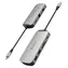 Adam Elements CASA X DP szary / Hub USB-C / 10 w 1 / DisplayPort / 8K