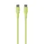 Cable Puro Soft Silicone jasnozielony / Kabel do transmisji danych / USB-C - USB-C / 1,5 m