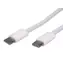 Kabel USB-C Value - USB-C biały / Kabel danych / 60 W / 1 m