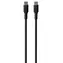 Puro Soft czarny / kabel USB-C do USB-C / 60 W / 1,5 m
