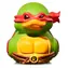 Kaczka NUMSKULL TUBBZ Wojownicze Żółwie Ninja - Rafael / 5,5 cm