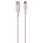 Cable Puro Soft Silicone różowy / Kabel do transmisji danych / USB-A - USB-C / 1,5 m