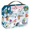 Puzzle JANOD w etui Impreza na śniegu / 36 elementów / 50 x 40 cm
