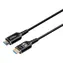 Kabel optyczny MicroConnect Active HDMI czarny / Kabel połączeniowy / HDMI - HDMI / 4K 60Hz / 15 m
