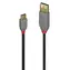 Lindy USB-A - USB-C czarny / Kabel / USB 2.0 / 480 Mbit/s / 0,5 m