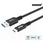MicroConnect Premium USB-C - USB-A czarny / Kabel / 0,5 m