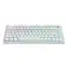 Savio Phenix biały / Klawiatura mechaniczna / bezprzewodowa / Gateron Red Pro / RGB