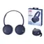 JVC HA-S36WAU niebieskie / Słuchawki bezprzewodowe z mikrofonem / Bluetooth 5.2 / Nagłowne / Czas pracy baterii 35 godz.