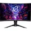 27" ASRock Phantom Gaming PG27QRT2A czarny / Monitor / VA zakrzywiony / QHD / 180 Hz / 1 ms / FreeSync / HDMI+DP / VESA