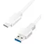 LogiLink USB-C biały / Kabel USB-C / USB-C (M) - USB-A (M) / 3 m / USB 3.2 Gen 1 / 5 Gbit/s