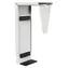 Uchwyt na komputer pod biurko Fellowes biały / Uchwyt pod biurko / nośność 15 kg / regulowana szerokość i długość