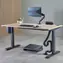 Uchwyt na komputer typu Thin Client Fellowes pod biurko, czarny / Uchwyt / regulowana szerokość / nośność 15 kg