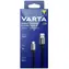 Kabel ładujący Varta USB-A - USB-C czarny, szary / Kabel / 60 W / 5 Gbit/s / 2 m