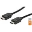 Kabel HDMI Manhattan Premium czarny / Kabel HDMI / HDMI (M) - HDMI (M) / 1 m / 4K 60Hz / 18 Gbit/s / Ethernet / ARC