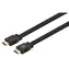 Kabel HDMI Manhattan płaski czarny / kabel HDMI / z Ethernetem / ARC / 4K 60Hz / 5 m