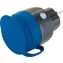 Adapter gniazdowy Schwaiger IP44 niebiesko-szary / Gniazdo inteligentne Wi-Fi / 16 A / 230 V / pomiar zużycia