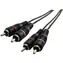 Kabel audio Schwaiger 2x Cinch - 2x Cinch 5 m czarny / Kabel audio / CINCH (RCA) / Kabel połączeniowy
