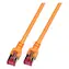 EFB Cat6 S/FTP 5 m pomarańczowy / Kabel krosowy / RJ-45 / LSZH