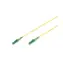 Digitus LC- APC 5m / Kabel krosowy optyczny / Jednomodowy 9/125 OS2 / Simplex / LSZH